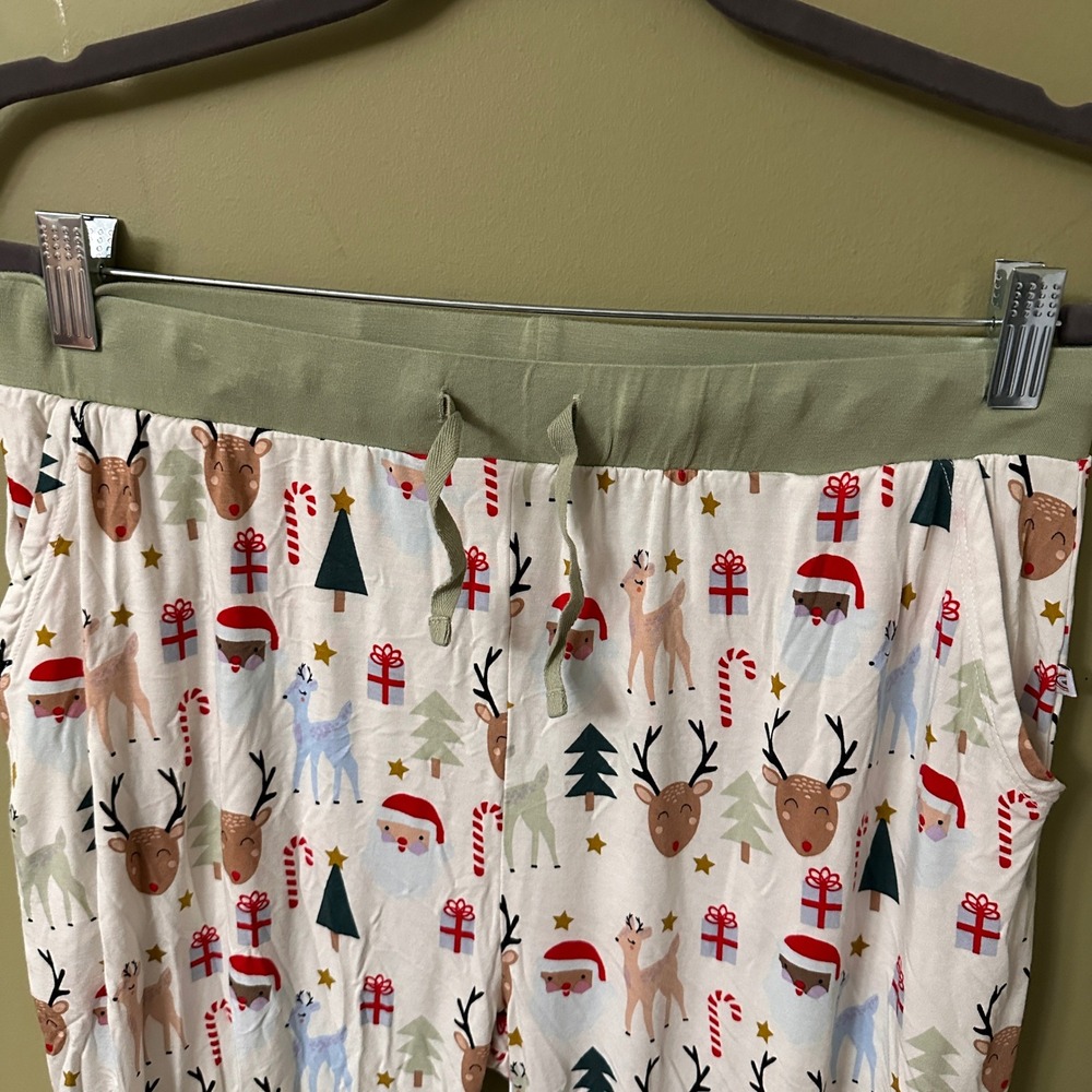 Emerson and Friends Christmas Reindeer Bamboo Pajamas Set Womens L - Picture 7 of 10